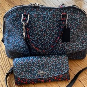Coach Handbag & Wallet w Crossbody Strap
